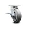 Service Caster 6 Inch Kingpinless Thermoplastic Rubber Wheel Swivel Caster with Brake SCC SCC-KP30S620-TPRRF-SLB - alternate 1